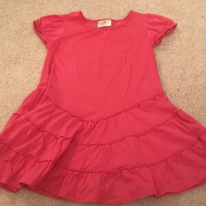 Hanna Andersson Vibrant Pink Ruffle Dress
